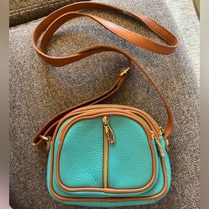 Valentina Blue Green Purse